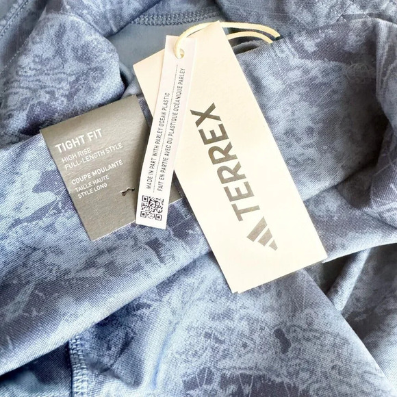 Adidas Terrex Tight Fit High Rise Full Lenght Leggings Blue L - Picture 5 of 8